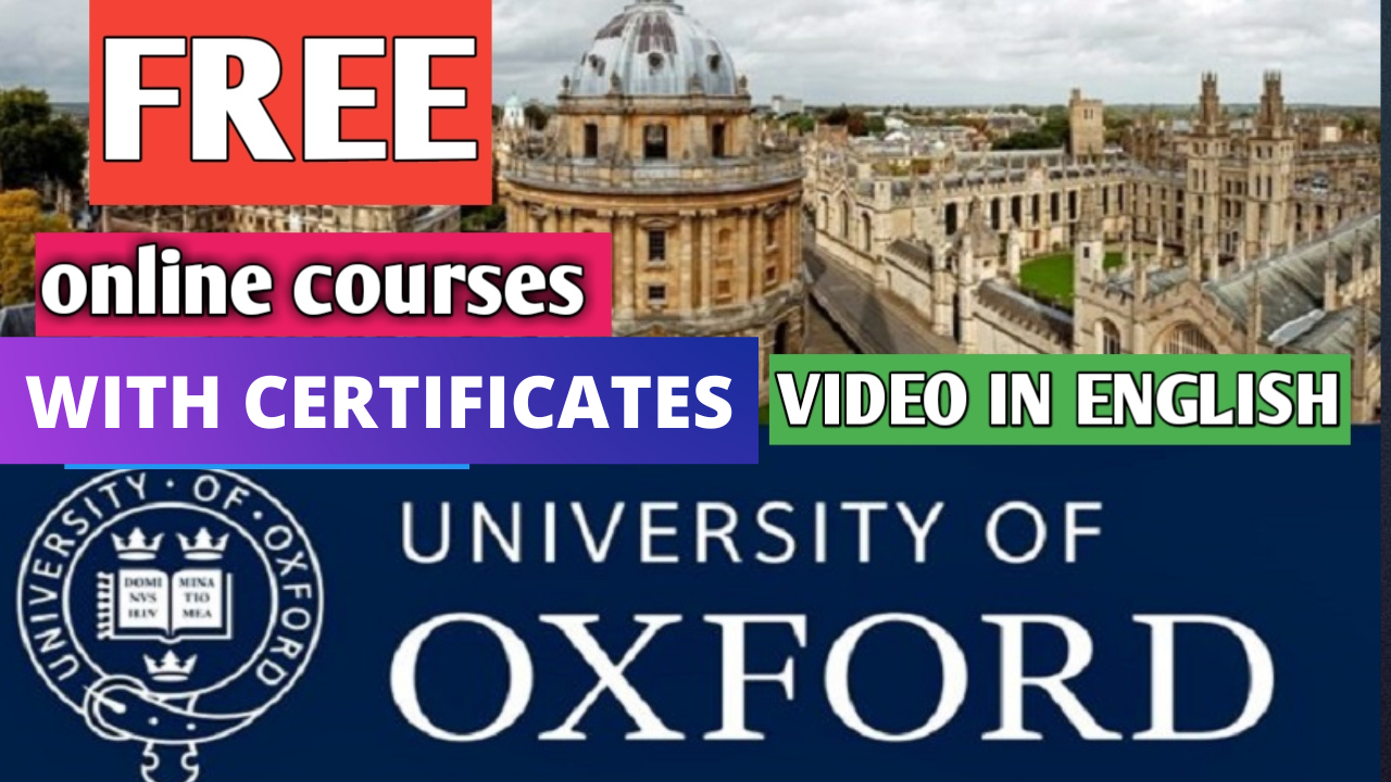 Free online Courses from Oxford With Certificates