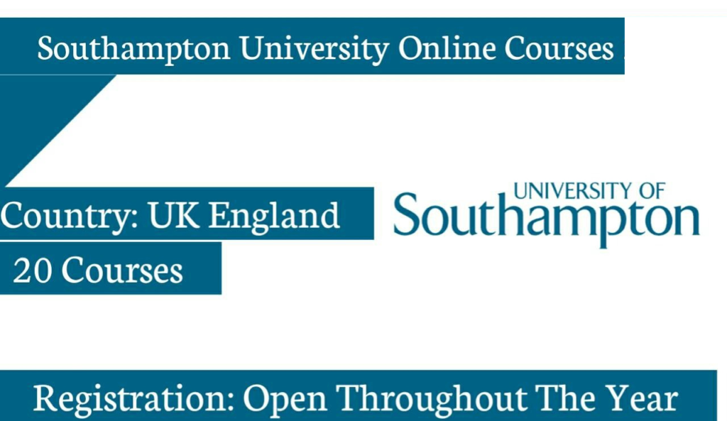 University of Southampton in UK Free Online Courses Get Forsa