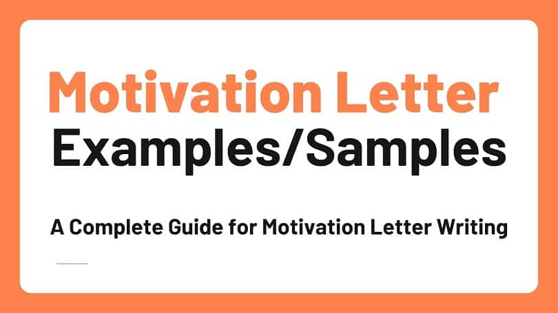How to Write a Successful Motivation letter?